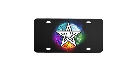 Upgrade Your Car's Look with a Wiccan License Plate Frame